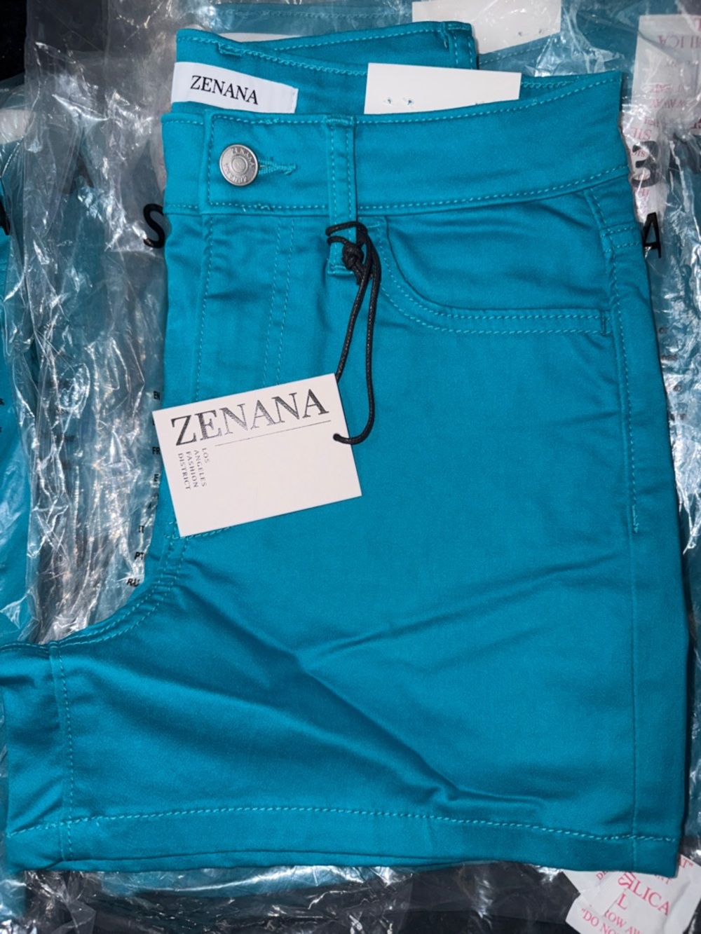 Zenana Outfitters Teal Women's Shorts